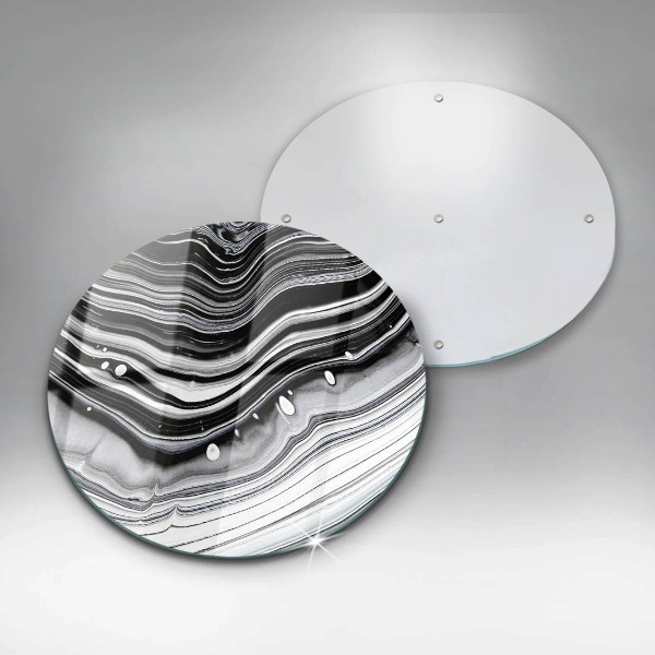 Tábua de vidro Abstração de tinta