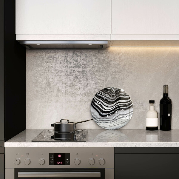 Tábua de vidro Abstração de tinta