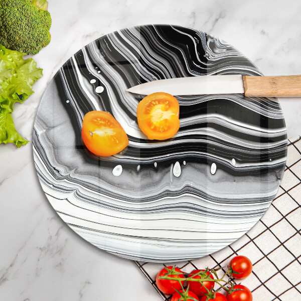 Tábua de vidro Abstração de tinta