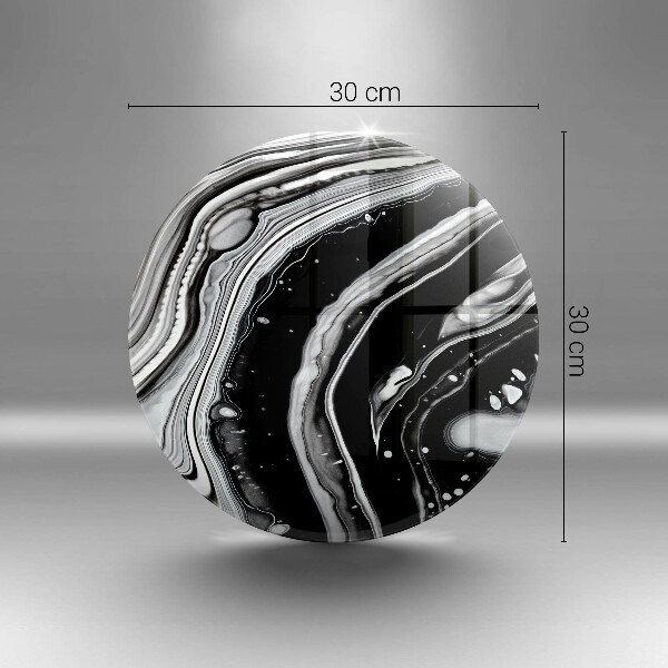 Tábua de cortar de vidro Abstração de tinta