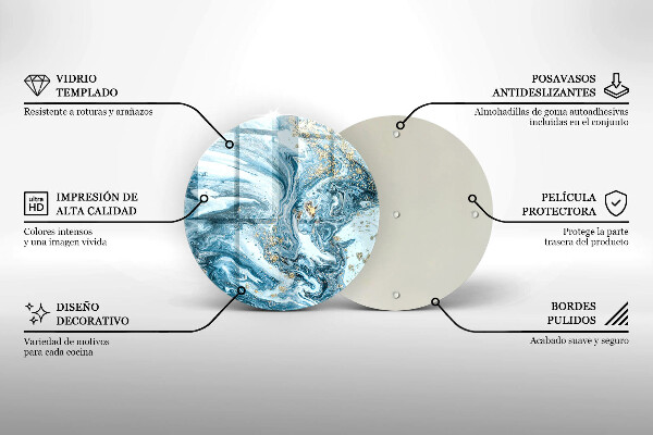 Tábua para corte Estrutura com ouro