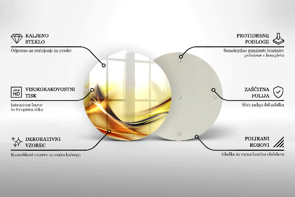 Tábua de cortar Linhas abstratas de luz