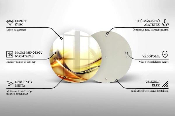 Tábua de cortar Linhas abstratas de luz