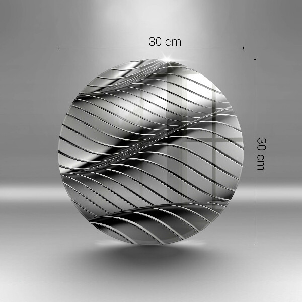 Tábua de cortar de vidro Estrutura metálica 3D