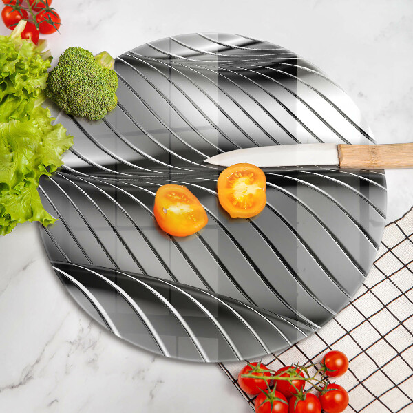 Tábua de cortar de vidro Estrutura metálica 3D