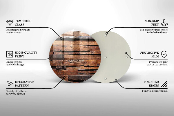 Tábua de cortar Tábuas de madeira decorativas