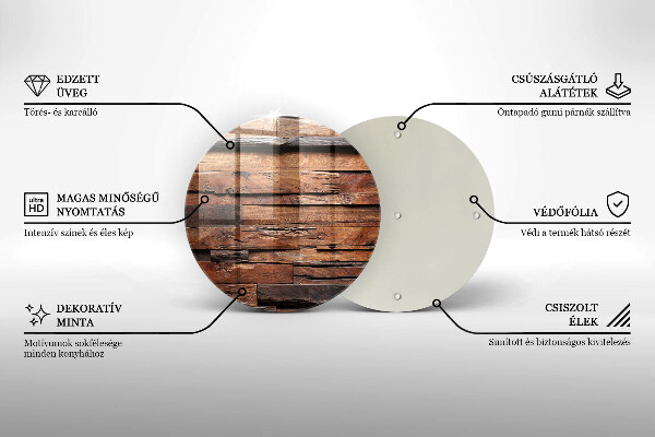 Tábua de cortar Tábuas de madeira decorativas