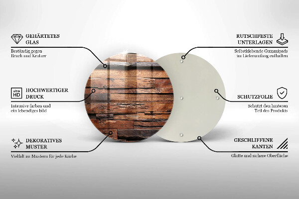 Tábua de cortar Tábuas de madeira decorativas