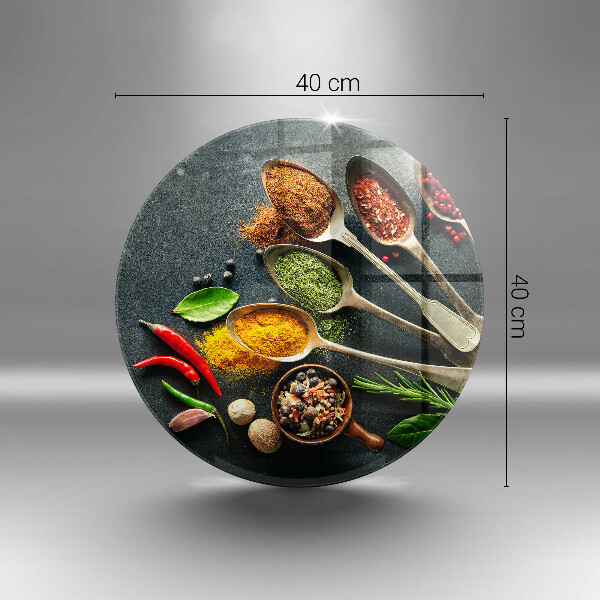 Tábua de cortar Colheres de tempero de cozinha