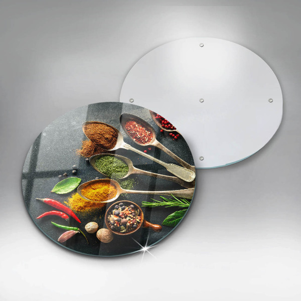 Tábua de cortar Colheres de tempero de cozinha