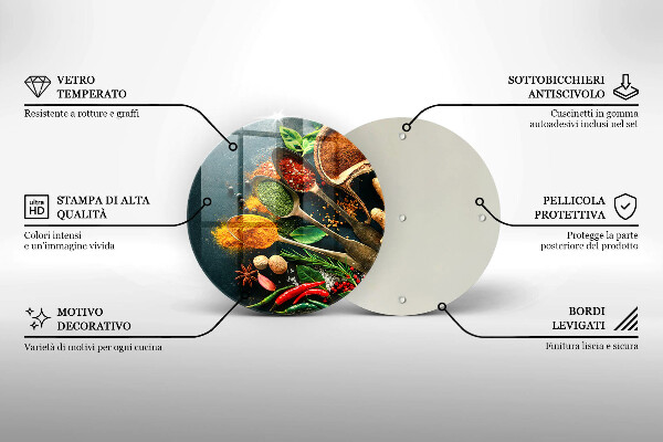 Tábua cozinha Colheres de tempero de cozinha