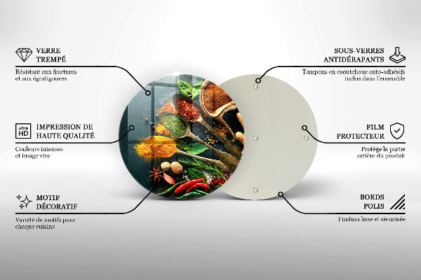 Tábua cozinha Colheres de tempero de cozinha