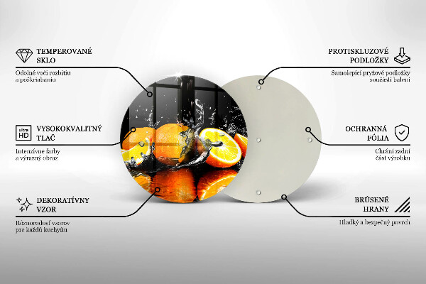 Tábua cozinha Fruta laranja suculenta