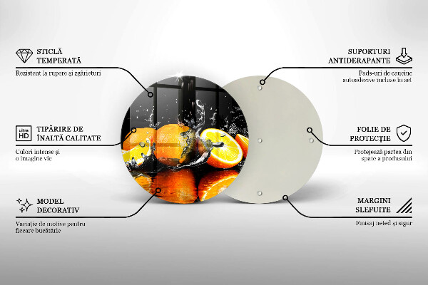 Tábua cozinha Fruta laranja suculenta