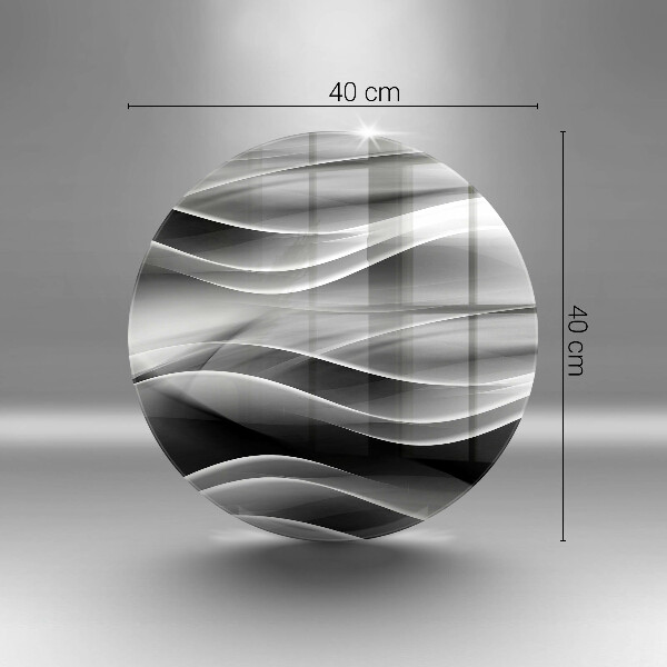 Tábua corte Linhas suaves de abstração