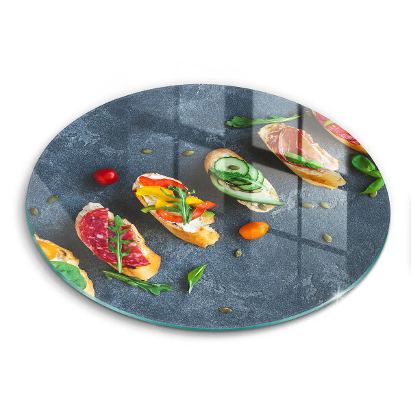 Tábua para cozinha Sanduíches coloridos