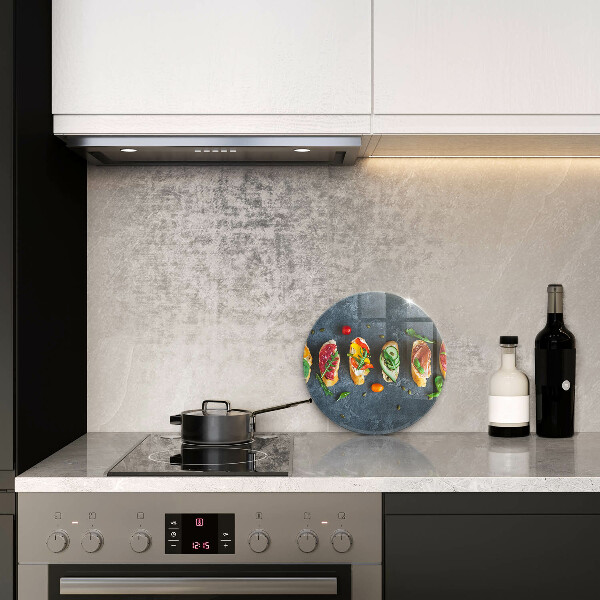 Tábua para cozinha Sanduíches coloridos