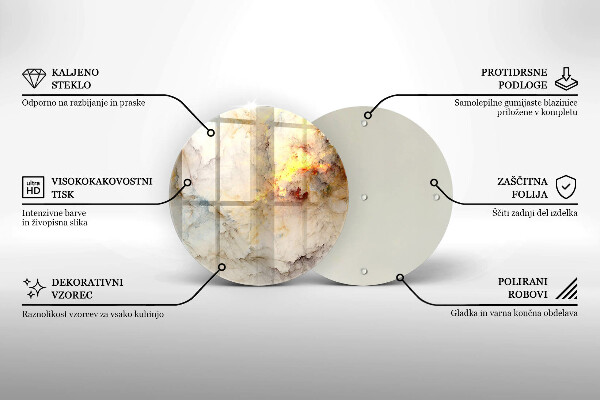 Tábua cozinha Textura de mármore com ouro