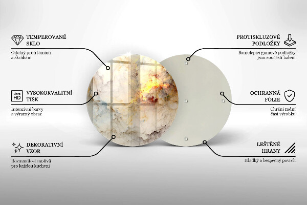 Tábua cozinha Textura de mármore com ouro
