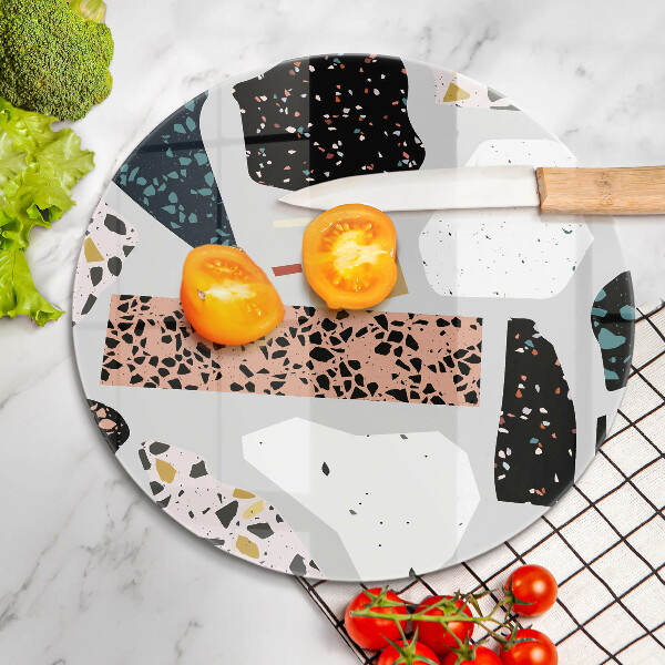 Tábua de corte de vidro Pedra de porcelana