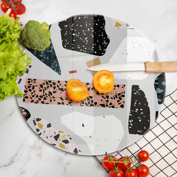 Tábua de corte de vidro Pedra de porcelana