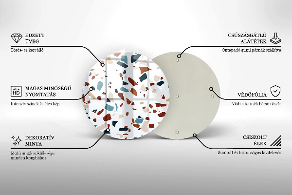 Tábua para cozinha Pedra decorativa