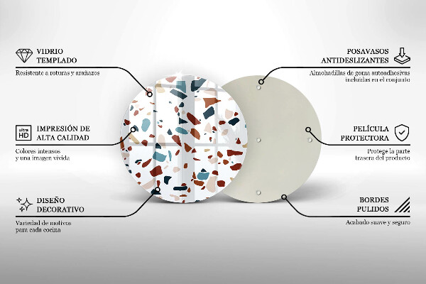 Tábua para cozinha Pedra decorativa