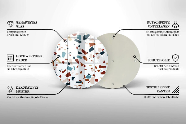 Tábua para cozinha Pedra decorativa