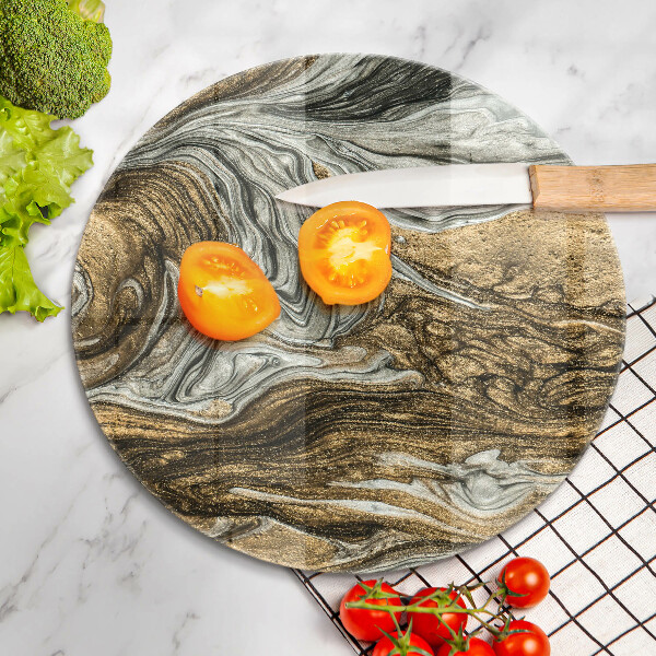 Tábua de corte Abstração rica