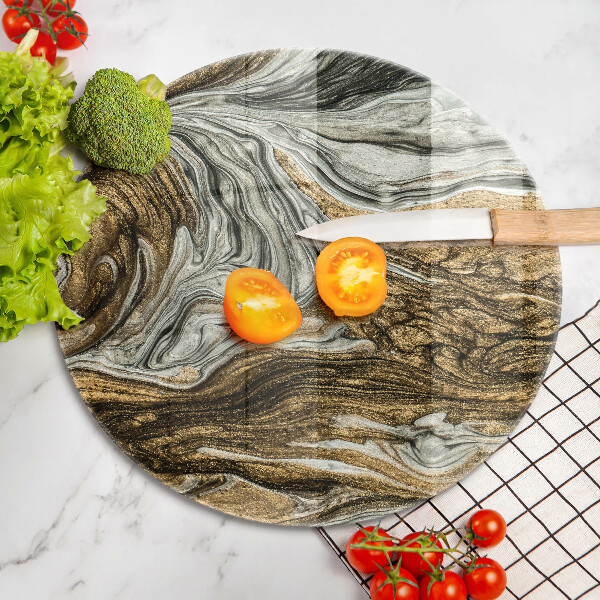 Tábua de corte Abstração rica