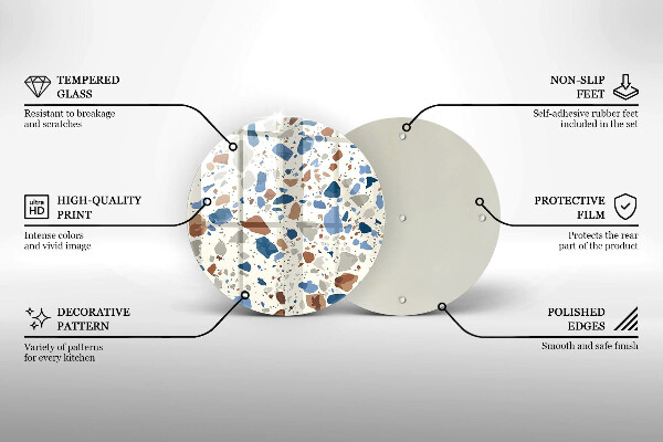 Tábua de cortar Grés decorativo