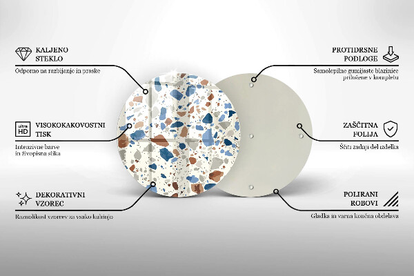 Tábua de cortar Grés decorativo