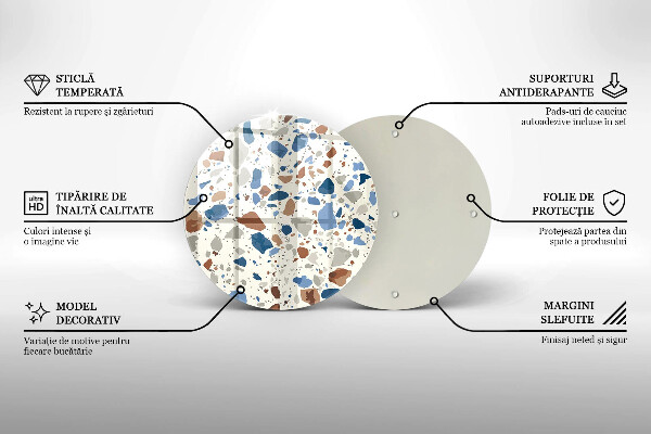 Tábua de cortar Grés decorativo