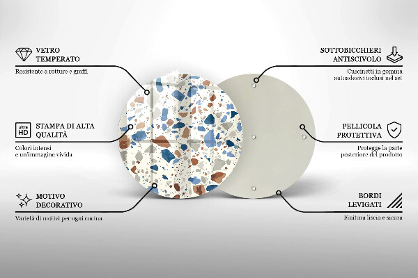 Tábua de cortar Grés decorativo