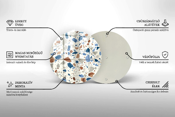 Tábua de cortar Grés decorativo