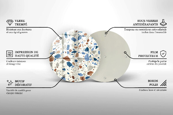 Tábua de cortar Grés decorativo