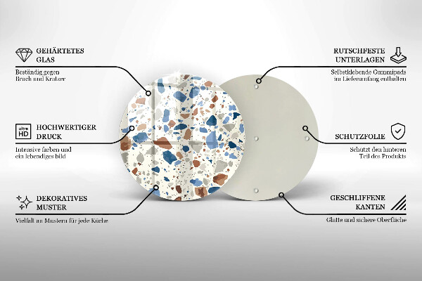 Tábua de cortar Grés decorativo