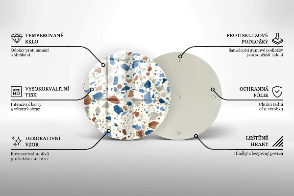 Tábua de cortar Grés decorativo