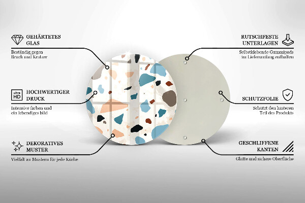 Tábua para cozinha Grés decorativo