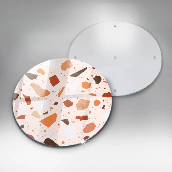 Tábua de cortar de vidro Grés decorativo