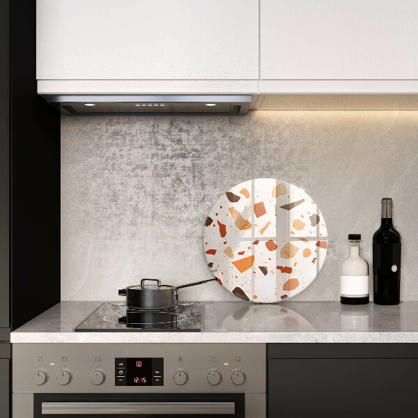 Tábua de cortar de vidro Grés decorativo