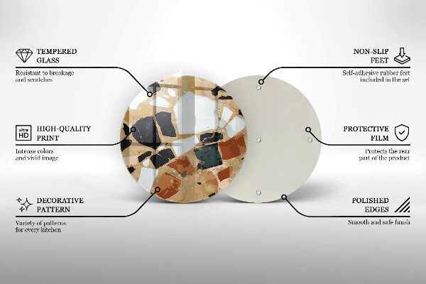 Tábua cozinha Lajes de pedra decorativas