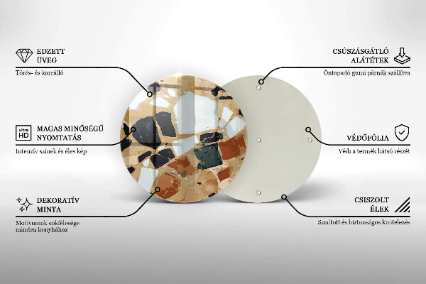 Tábua cozinha Lajes de pedra decorativas