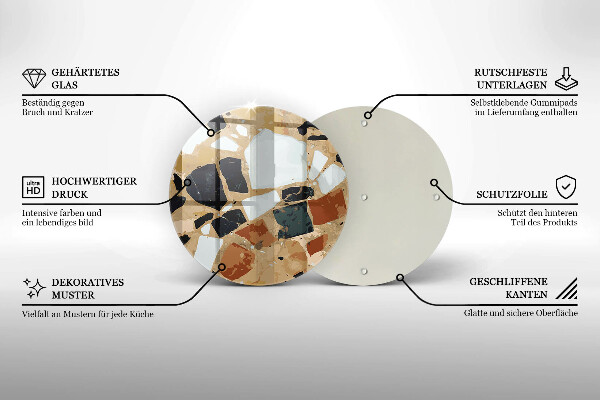 Tábua cozinha Lajes de pedra decorativas