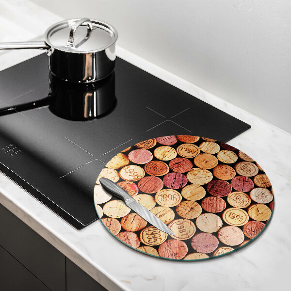 Tábua para corte Padrão de rolhas de vinho