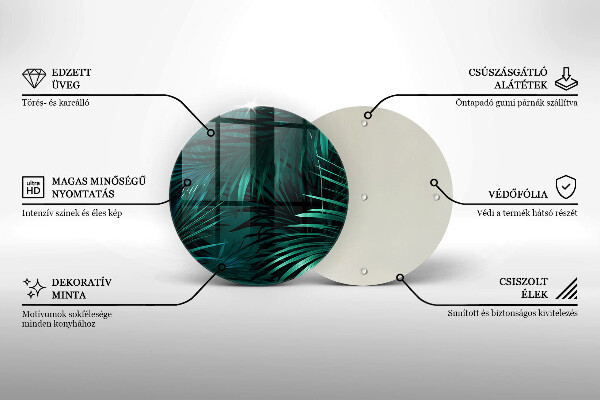 Tábua corte Folhas selvagens da selva