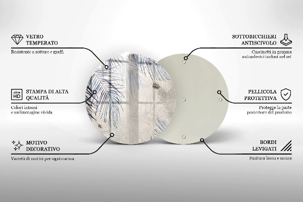 Tábua de cortar Folhas sutis