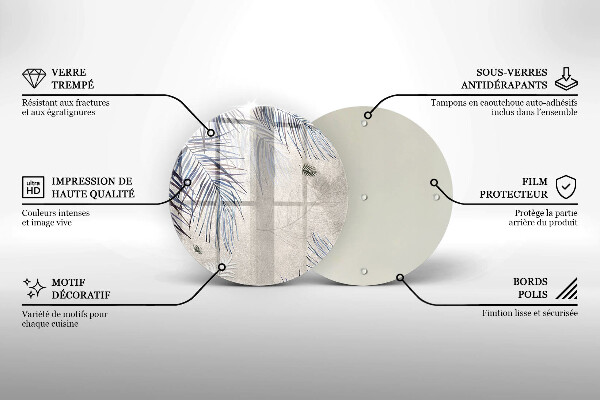 Tábua de cortar Folhas sutis