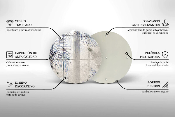 Tábua de cortar Folhas sutis
