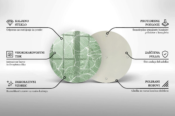 Tábua para corte Folhas lineares